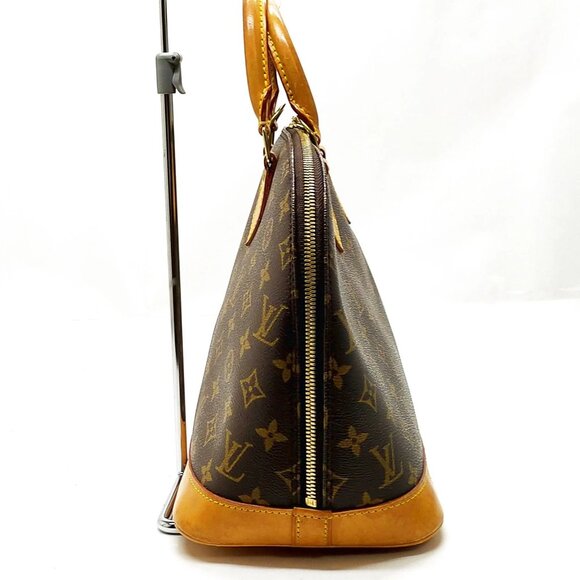 Louis Vuitton Alma Brown Monogram Hand Bag lux335-102325 - Picture 3 of 9